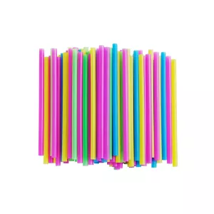Pailles shaker multi-couleurs 21cm-7mm (11D01)